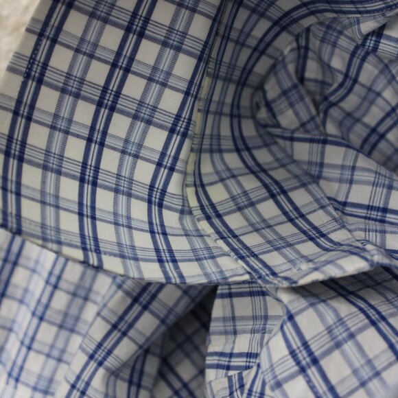 BOSS Hugo Boss Dress Shirt Mens 15, 32/33 Blue Sharp Fit Long Sleeve Button Up - Picture 9 of 15